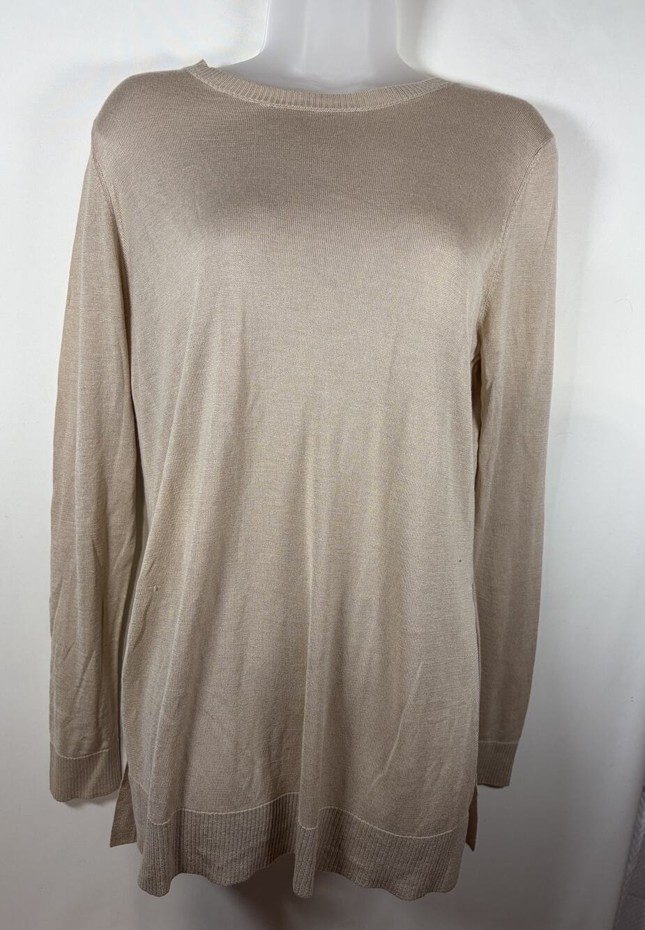 H&M Long Sweater Size Ivory Small EUC